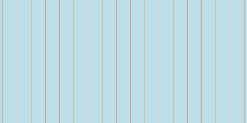 #bddee7, #caa393 vertical lines, two pixels wide, forty-four pixels apart
