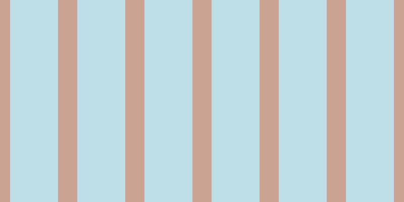#bddee7, #caa393 vertical lines, thirty-eight pixels wide, ninety-five pixels apart