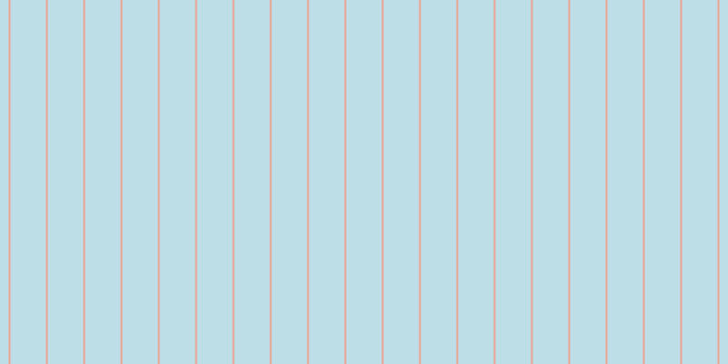 #bddee7, #eba393 vertical lines, two pixels wide, thirty-nine pixels apart