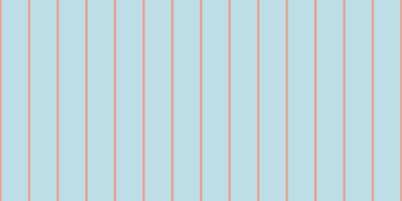 #bddee7, #eba393 vertical lines, five pixels wide, fifty-two pixels apart
