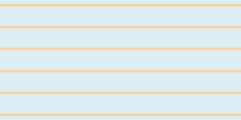 #bddef0 (50%), #fcd393 horizontal lines, eight pixels wide, sixty-five pixels apart