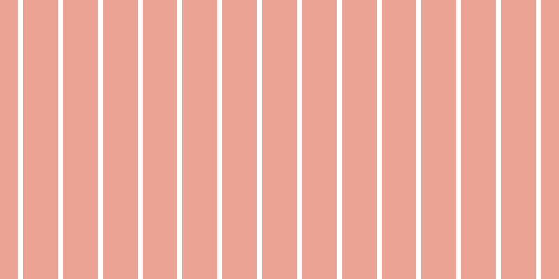 #bde1ec (0%), #eba393 vertical lines, fifty pixels wide, seven pixels apart