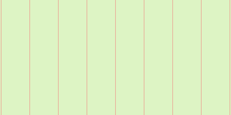 #bdeb8b (50%), #eba393 vertical lines, two pixels wide, ninety-seven pixels apart
