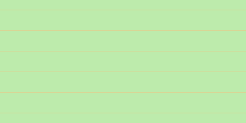 #bdebac, #dbd393 horizontal lines, two pixels wide, sixty-five pixels apart
