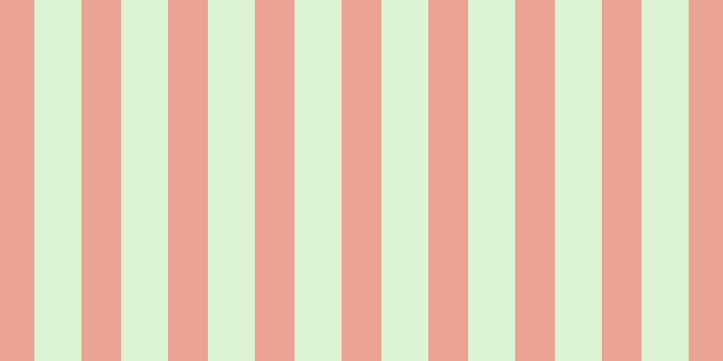 #bdebac (50%), #eba393 vertical lines, forty-four pixels wide, fifty-two pixels apart