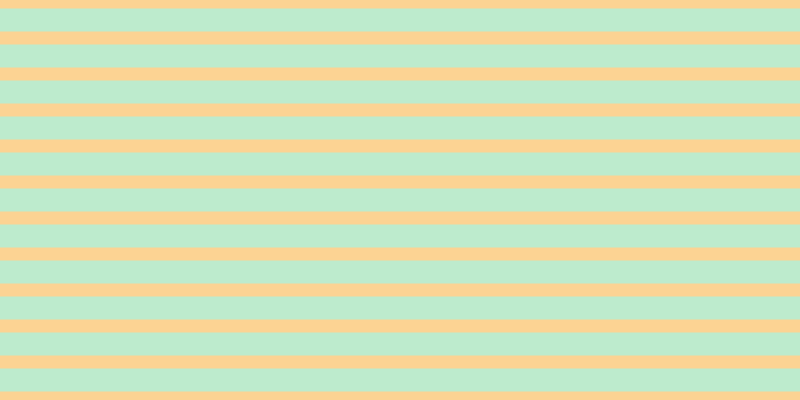 #bdebcd, #fcd393 horizontal lines, thirteen pixels wide, twenty-three pixels apart