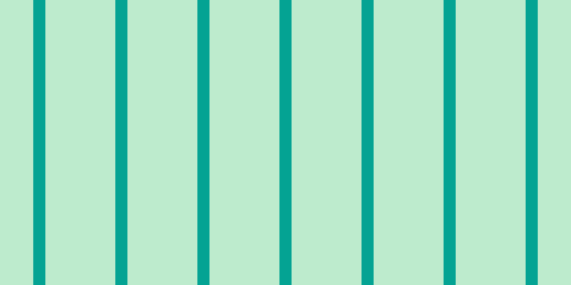 #bdebcd, #04a393 vertical lines, seventeen pixels wide, ninety-eight pixels apart