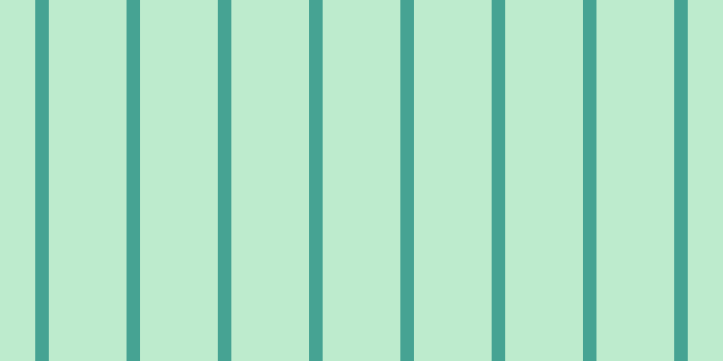 #bdebcd, #46a393 vertical lines, fifteen pixels wide, eighty-six pixels apart