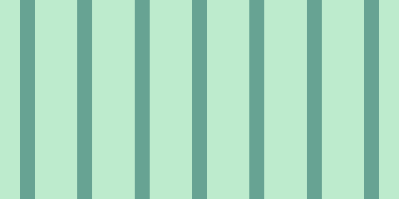#bdebcd, #67a393 vertical lines, thirty pixels wide, eighty-five pixels apart