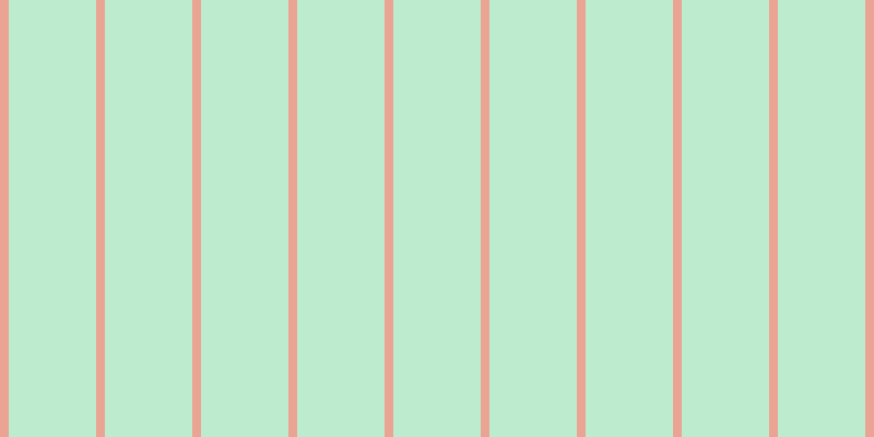 #bdebcd, #eba393 vertical lines, eight pixels wide, eighty pixels apart