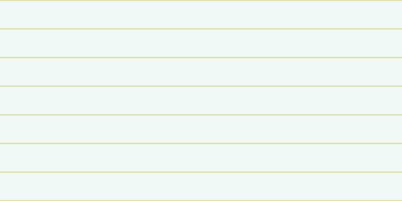 #bdebcd (25%), #dbd393 horizontal lines, two pixels wide, fifty-five pixels apart
