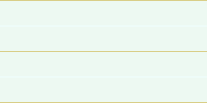 #bdebcd (25%), #dbd393 horizontal lines, two pixels wide, ninety-seven pixels apart