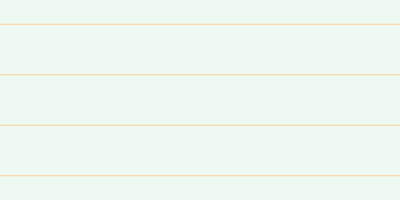 #bdebcd (25%), #fcd393 horizontal lines, two pixels wide, ninety-nine pixels apart