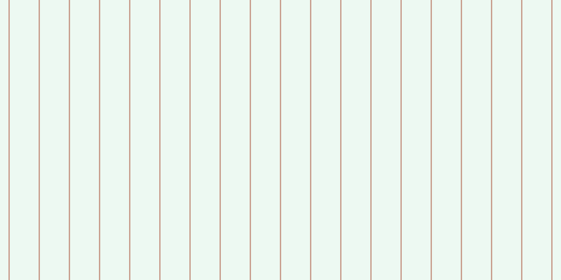 #bdebcd (25%), #caa393 vertical lines, two pixels wide, forty-one pixels apart