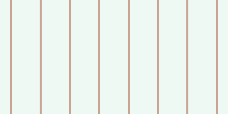 #bdebcd (25%), #caa393 vertical lines, seven pixels wide, ninety-six pixels apart