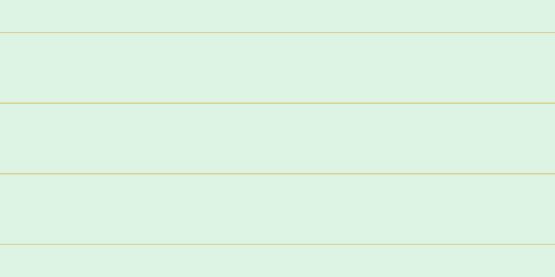 #bdebcd (50%), #dbd393 horizontal lines, two pixels wide, one hundred pixels apart