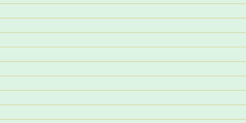 #bdebcd (50%), #dbd393 horizontal lines, two pixels wide, forty-five pixels apart