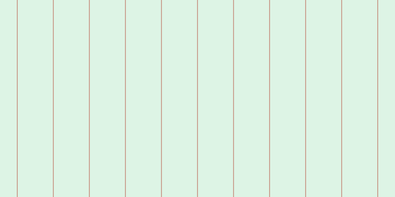 #bdebcd (50%), #caa393 vertical lines, two pixels wide, seventy-one pixels apart