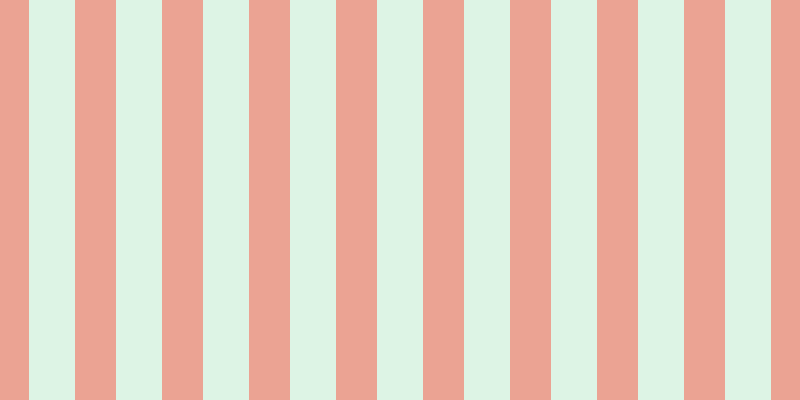 #bdebcd (50%), #eba393 vertical lines, forty-one pixels wide, forty-six pixels apart
