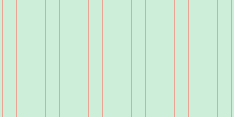 #bdebcd (75%), #eba393 vertical lines, two pixels wide, forty-seven pixels apart