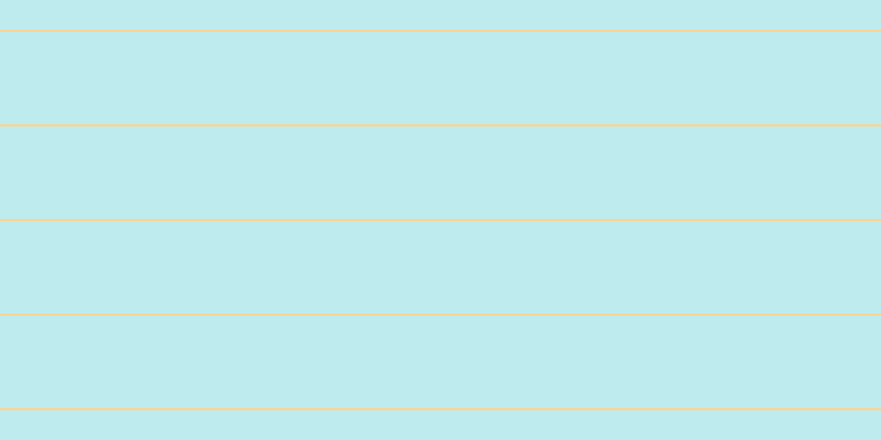 #bdebee, #fcd393 horizontal lines, two pixels wide, eighty-four pixels apart