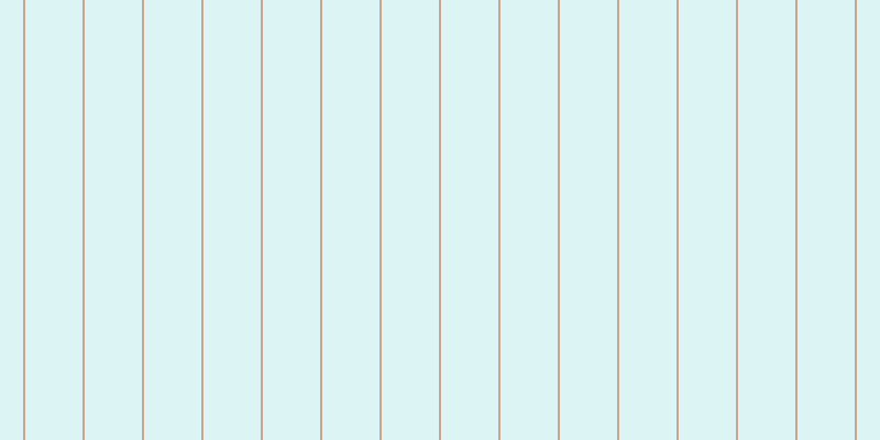 #bdebee (50%), #caa393 vertical lines, two pixels wide, fifty-two pixels apart