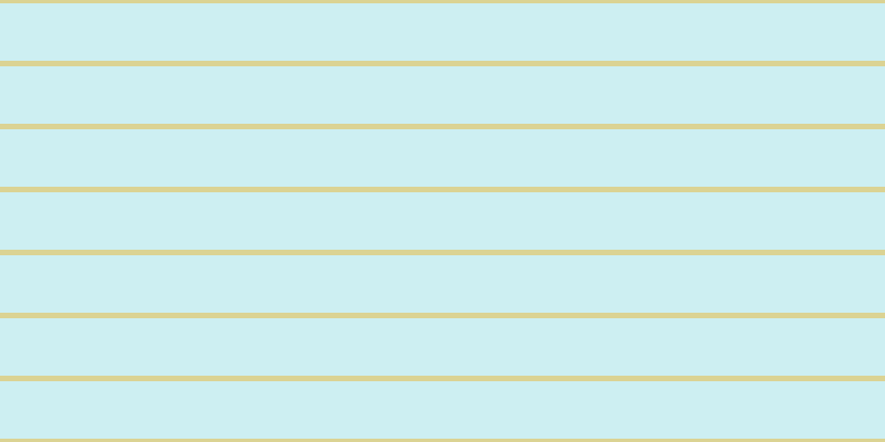 #bdebee (75%), #dbd393 horizontal lines, five pixels wide, fifty-two pixels apart