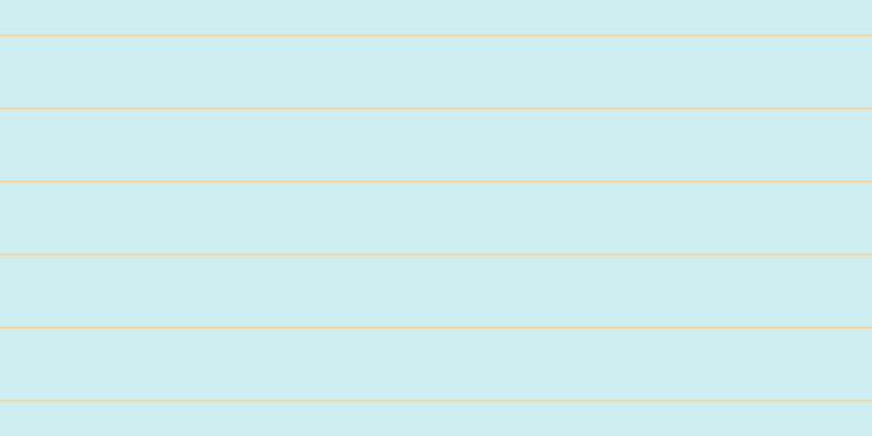 #bdebee (75%), #fcd393 horizontal lines, two pixels wide, sixty-five pixels apart