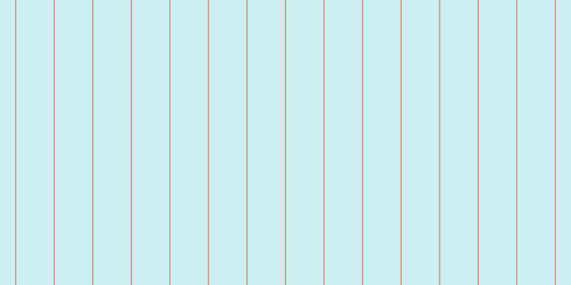 #bdebee (75%), #caa393 vertical lines, two pixels wide, fifty-two pixels apart