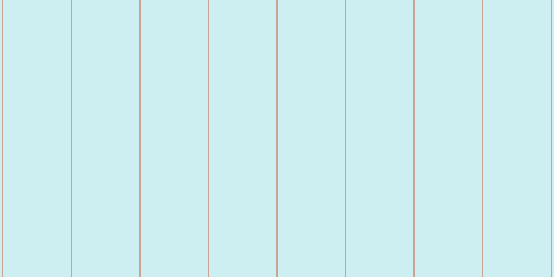 #bdebee (75%), #caa393 vertical lines, two pixels wide, ninety-seven pixels apart