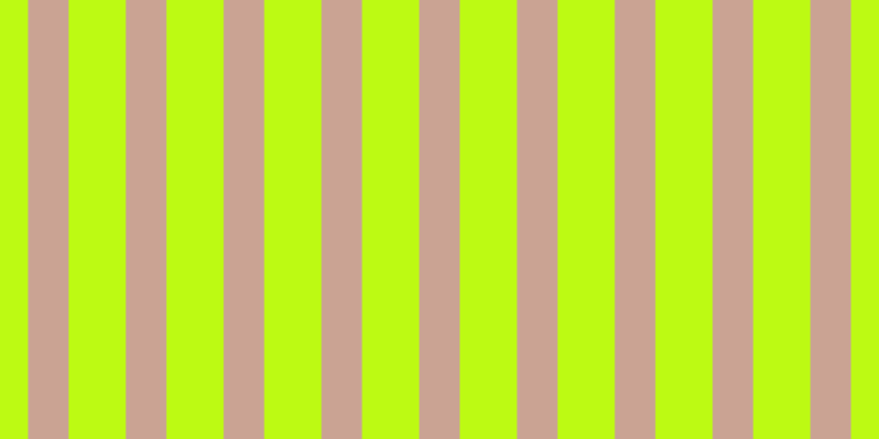#bdfa13, #caa393 vertical lines, thirty-seven pixels wide, fifty-two pixels apart