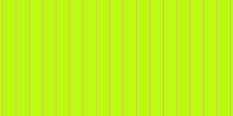#bdfa13, #eba393 vertical lines, two pixels wide, forty-four pixels apart