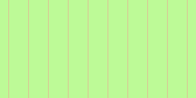 #bdfa97, #eba393 vertical lines, two pixels wide, seventy-nine pixels apart