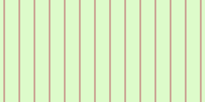 #bdfa97 (50%), #caa393 vertical lines, seven pixels wide, fifty-two pixels apart