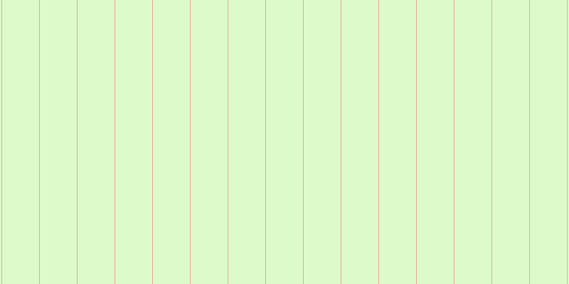 #bdfa97 (50%), #eba393 vertical lines, one pixels wide, fifty-two pixels apart