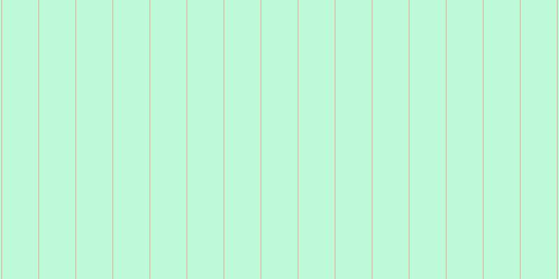 #bdfad9, #eba393 vertical lines, one pixels wide, fifty-two pixels apart