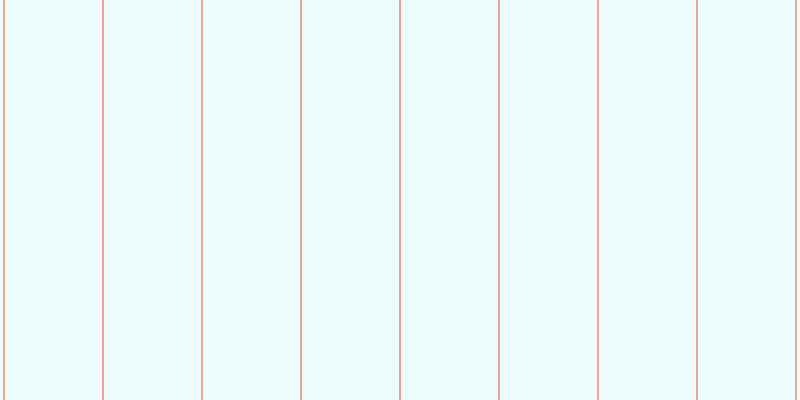 #bdfafa (25%), #eba393 vertical lines, two pixels wide, ninety-seven pixels apart