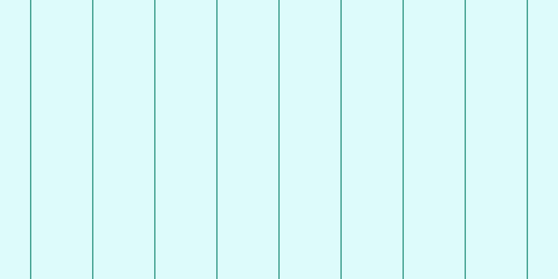 #bdfafa (50%), #46a393 vertical lines, two pixels wide, eighty-seven pixels apart