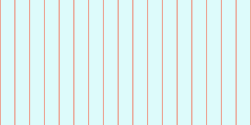 #bdfafa (50%), #eba393 vertical lines, four pixels wide, forty-three pixels apart
