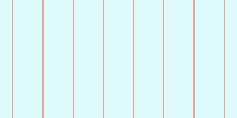#bdfafa (50%), #eba393 vertical lines, four pixels wide, ninety-eight pixels apart