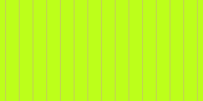 #bdff1a, #caa393 vertical lines, two pixels wide, fifty-two pixels apart
