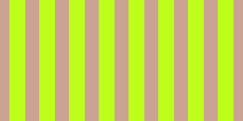 #bdff1a, #caa393 vertical lines, forty-six pixels wide, fifty-two pixels apart