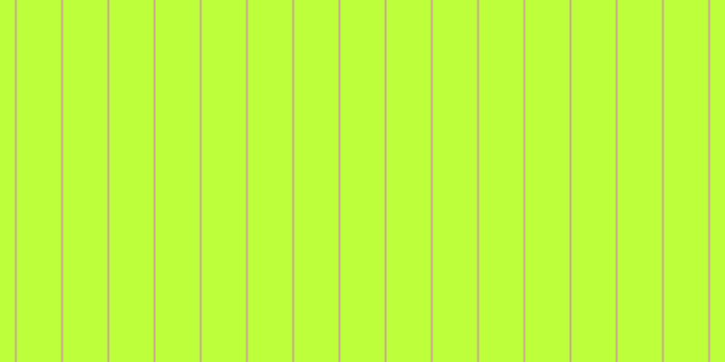#bdff3b, #caa393 vertical lines, two pixels wide, forty-nine pixels apart