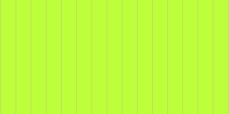 #bdff3b, #caa393 vertical lines, one pixels wide, fifty-two pixels apart
