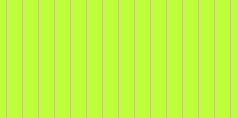 #bdff3b, #caa393 vertical lines, two pixels wide, fifty-two pixels apart