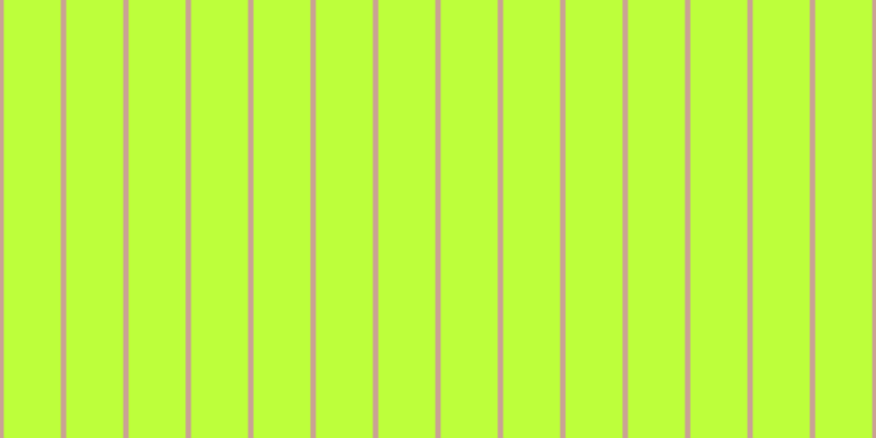 #bdff3b, #caa393 vertical lines, five pixels wide, fifty-two pixels apart