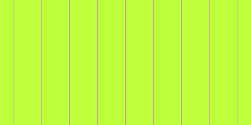 #bdff3b, #caa393 vertical lines, two pixels wide, eighty-seven pixels apart