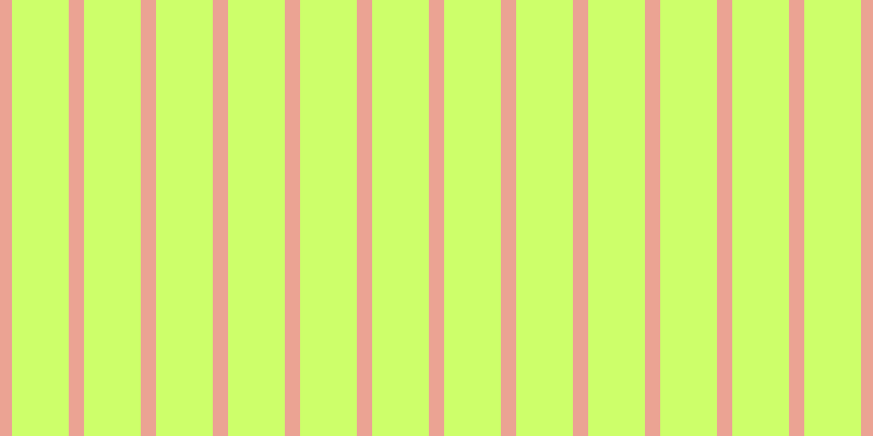 #bdff3b (75%), #eba393 vertical lines, fourteen pixels wide, fifty-two pixels apart