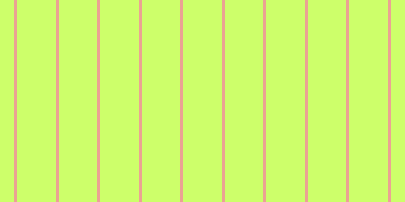 #bdff3b (75%), #eba393 vertical lines, six pixels wide, seventy-six pixels apart