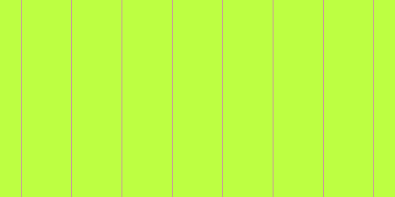 #bdff42, #caa393 vertical lines, two pixels wide, one hundred pixels apart